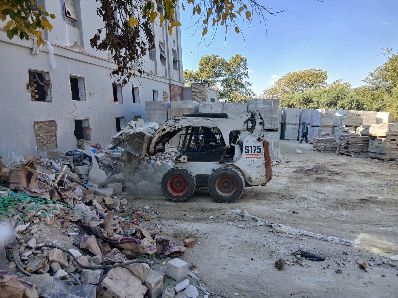demolition rubble removal